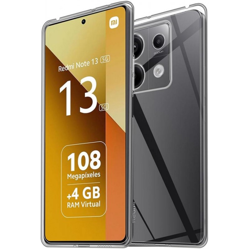 custodia in tpu xiaomi redmi note 13 5g trasparente