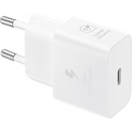caricabatterie originale samsung usb-c 25 watt bianco in blister
