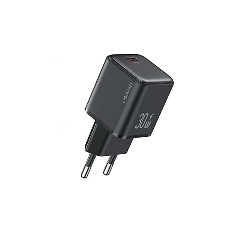 caricabatterie 30W usb-c usams nero caricabatterie 30W usb-c usams nero