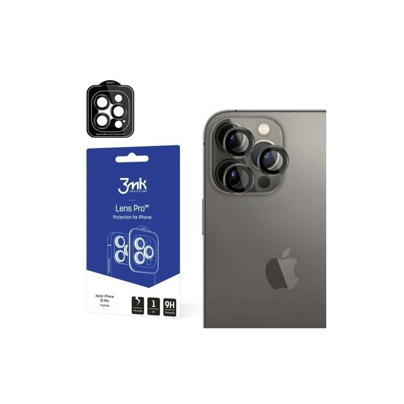 anello protettivo fotocamere iphone 15 pro max graphite