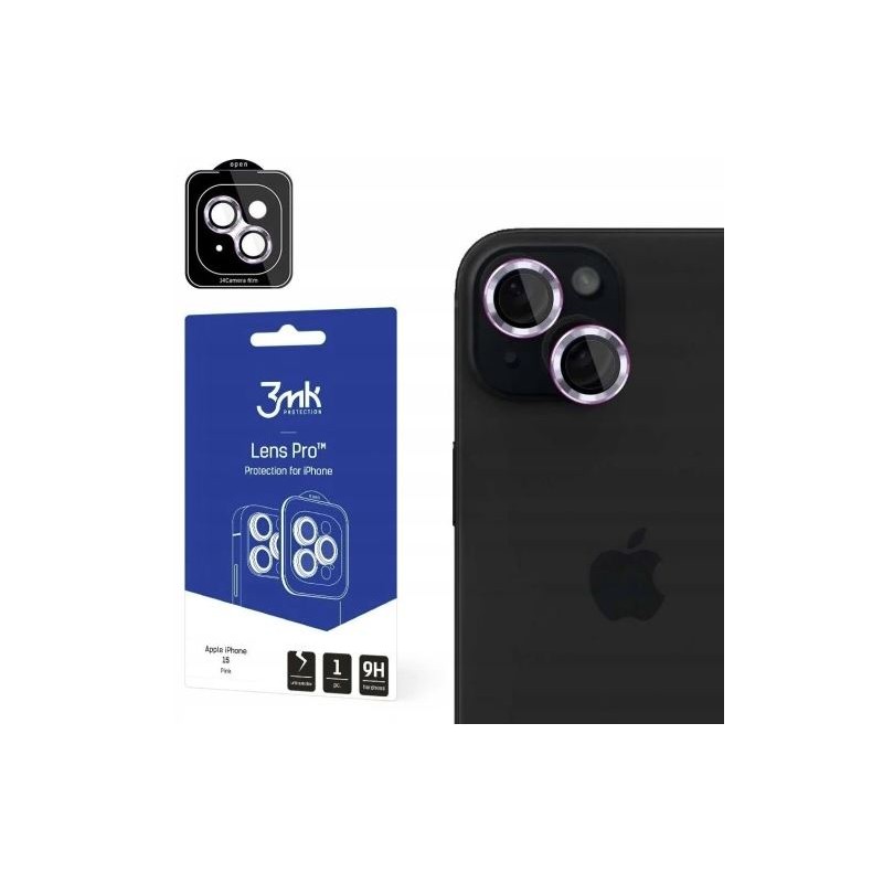 anello protettivo fotocamere iphone 15 plus pink