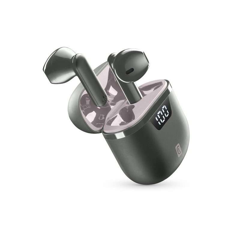 auricolare vivavoce bluetooth doppio con base di ricarica grigio auricolare vivavoce bluetooth doppio con base di ricarica grigio
