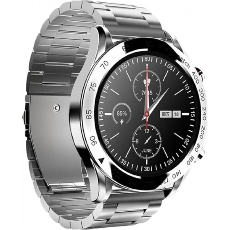 SmartWatch HiFuture FutureGo Pro silver in Acciaio inossidabile,Schermo touchscreen capacitivo FHD da 1,32funzione chiamata