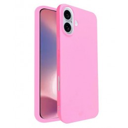 cover  silicone iphone 16 plus rosa