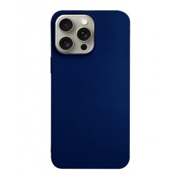 cover  silicone iphone 16 pro max blu