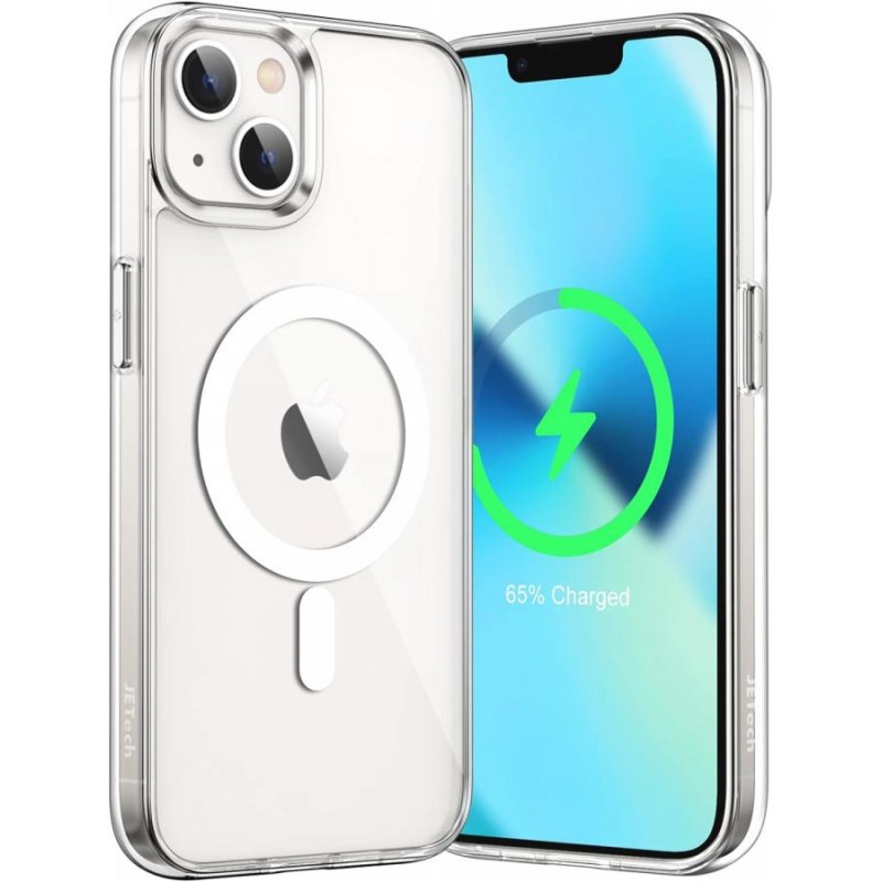 cover iphone 13 bicomponente  trasparente  compatibile magsafe
