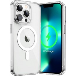 cover iphone 13 mini bicomponente  trasparente  compatibile magsafe