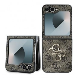 custodia guess galaxy z flip 6 brown