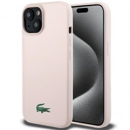 cover lacoste iphone 15/14/13  nera magsafe compatibile