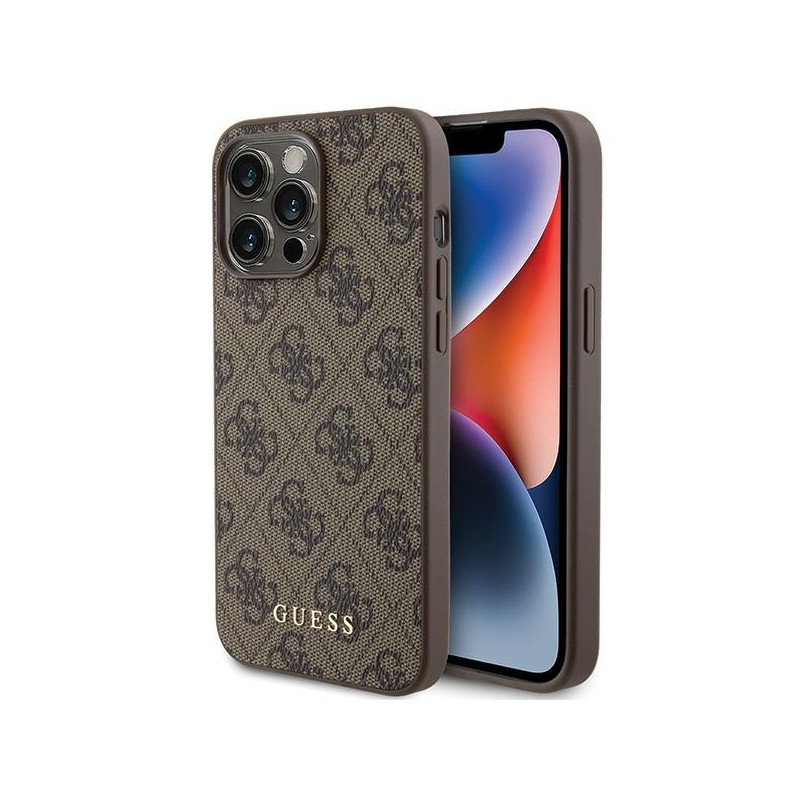 cover guess iphone 15 pro max brown cover guess iphone 15 pro max brown