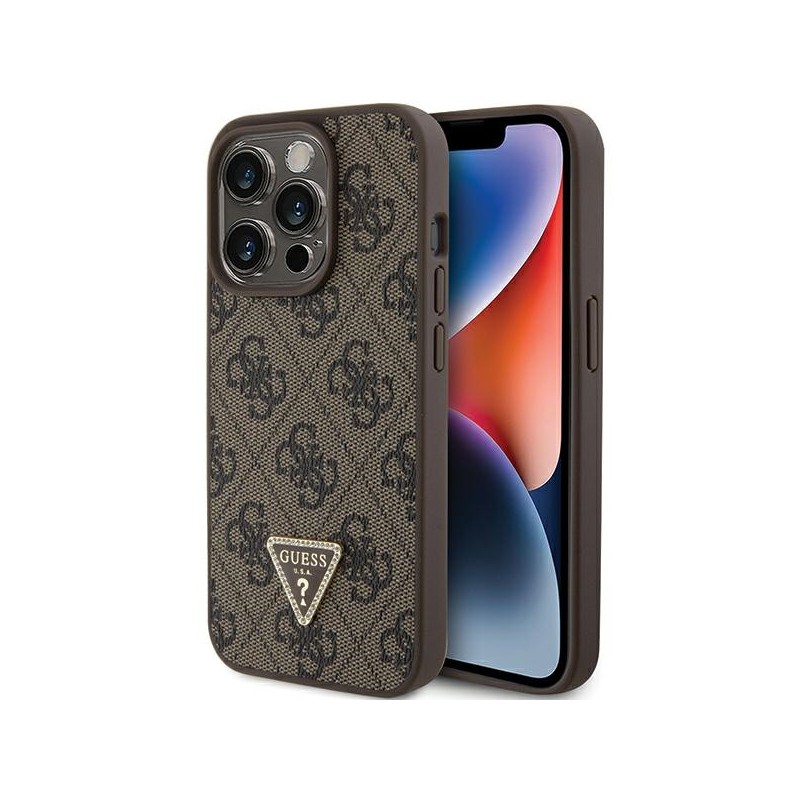 cover guess iphone 15 pro max brown cover guess iphone 15 pro max brown