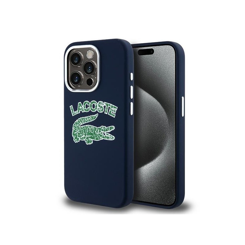 cover lacoste iphone 15 pro blu magsafe compatibile cover lacoste iphone 15 pro blu magsafe compatibile