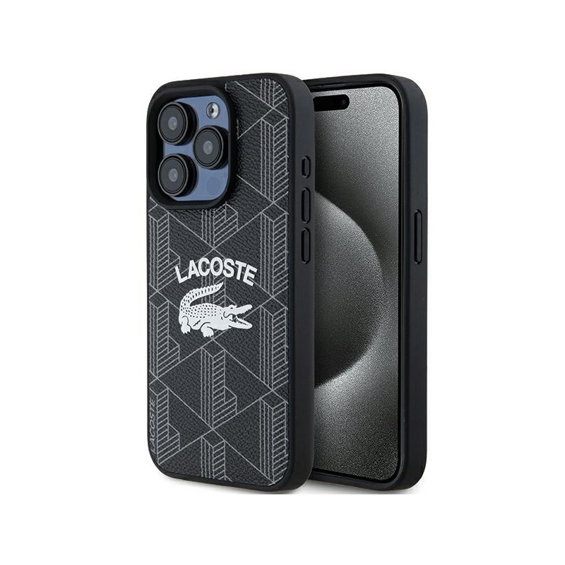 cover lacoste iphone 15 pro nera magsafe compatibile cover lacoste iphone 15 pro nera magsafe compatibile