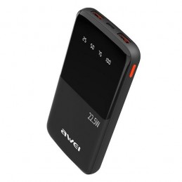 powerbank 10000 mAh 22,5w dual usb ultraslim nera