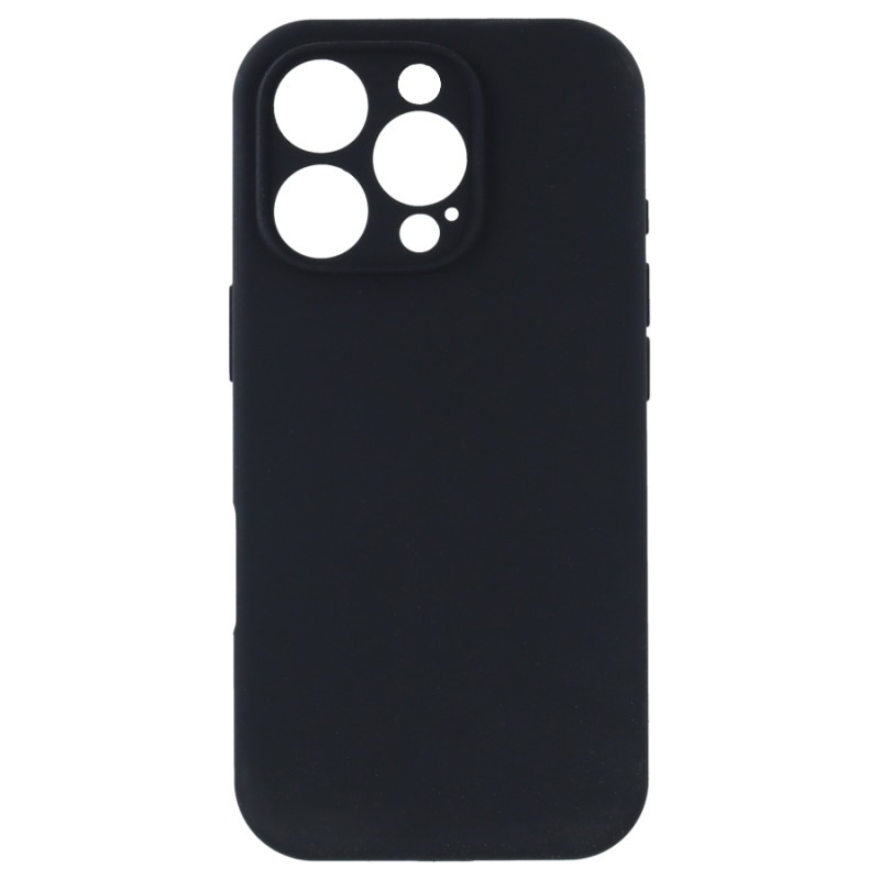 cover  silicone iphone 16 pro nera
