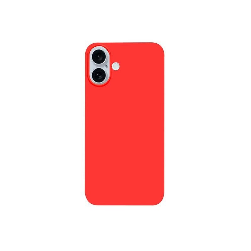 cover  silicone iphone 16 red
