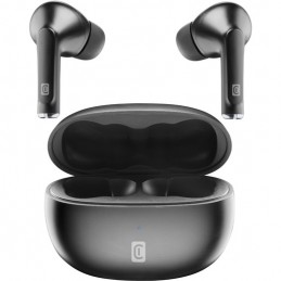 auricolare vivavoce bluetooth doppio  con base di ricarica nero