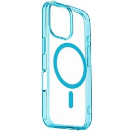 cover iphone 16 pro max azzurro - trasparente magsafe