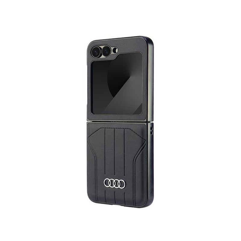 cover audi samsung z flip 6 nera compatibile magsafe
