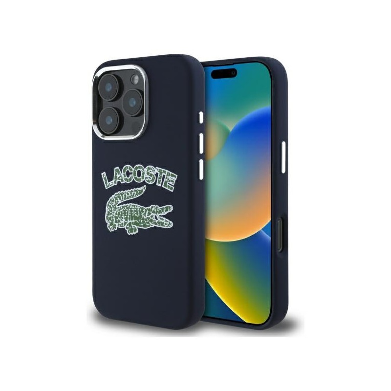 cover lacoste iphone 16 pro max nera magsafe compatibile cover lacoste iphone 16 pro max nera magsafe compatibile