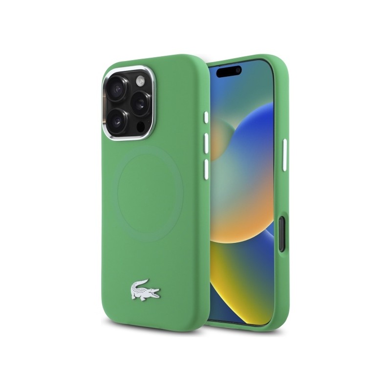 cover lacoste iphone 16 pro max verde magsafe compatibile cover lacoste iphone 16 pro max verde magsafe compatibile