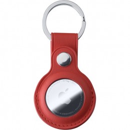 porta air tag ecopelle rosso