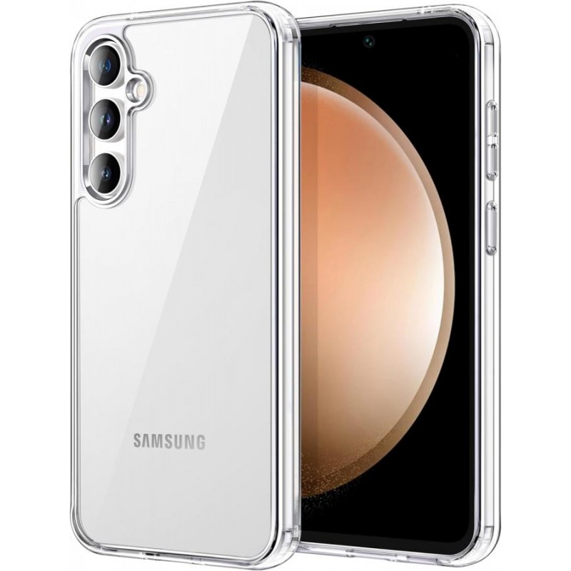 cover in silicone per samsung s24 fe trasparente cover in silicone per samsung s24 fe trasparente