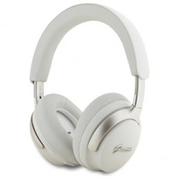 cuffia guess bluetooth con microfono beige