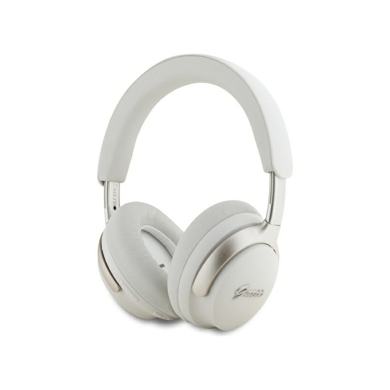 cuffia guess bluetooth con microfono beige