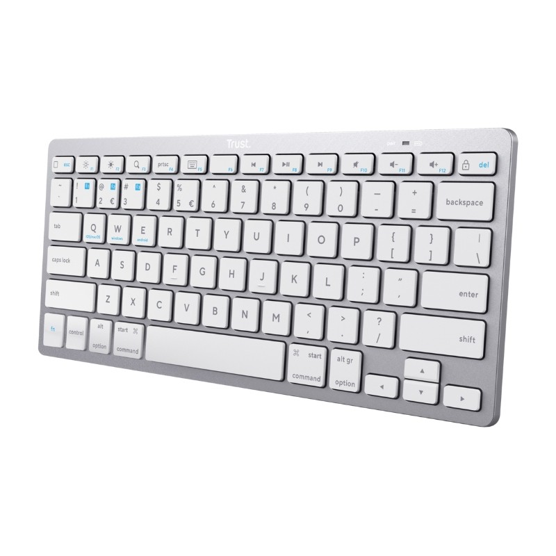Tastiera ultrasottile wireless Bluetooth per PC, laptop, tablet e smartphone