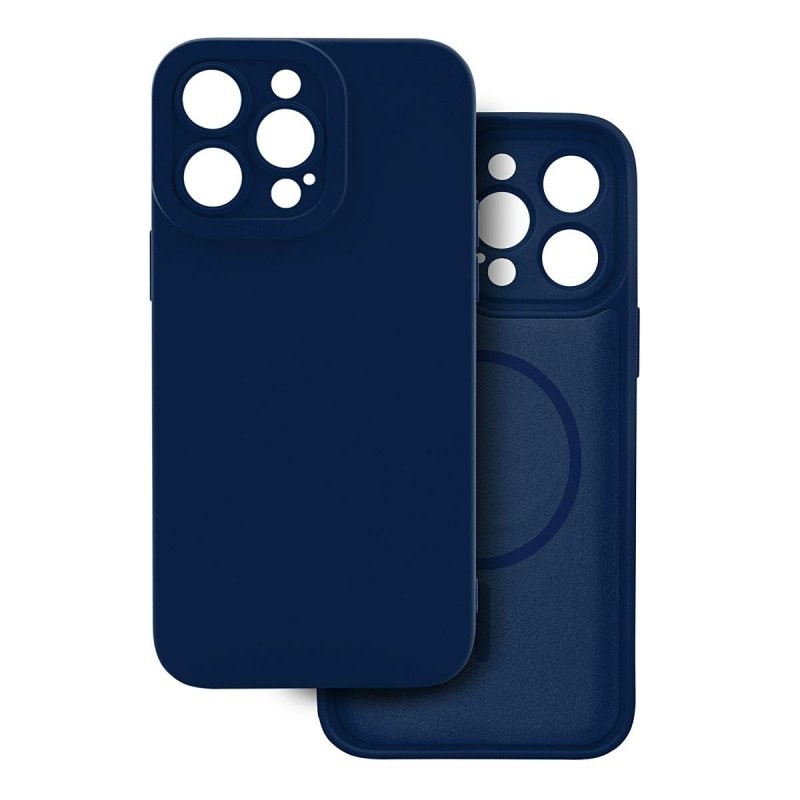 cover  silicone iphone 16 plus blu compatibile magsafe