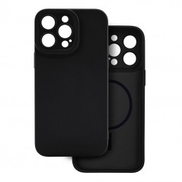 cover  silicone iphone 16 plus nera compatibile magsafe