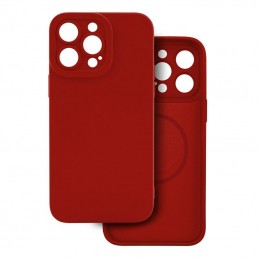 cover  silicone iphone 16 pro max rossa compatibile magsafe