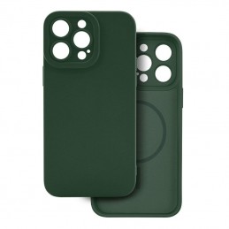 cover  silicone iphone 16 pro max verde compatibile magsafe