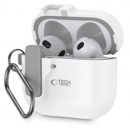 custodia per airpods 4° generazione  bianca