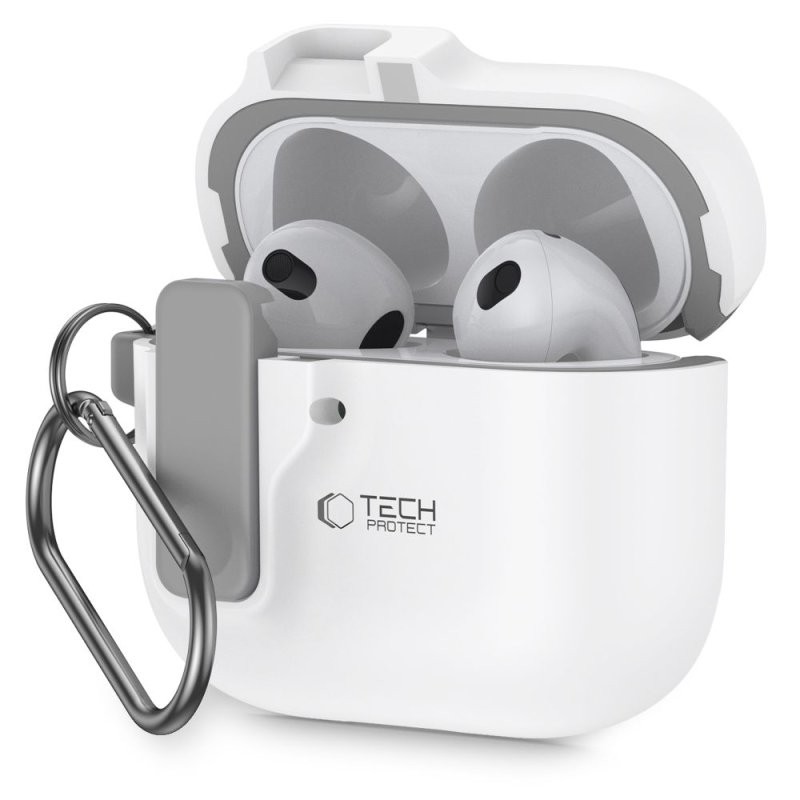 custodia per airpods 4° generazione  bianca