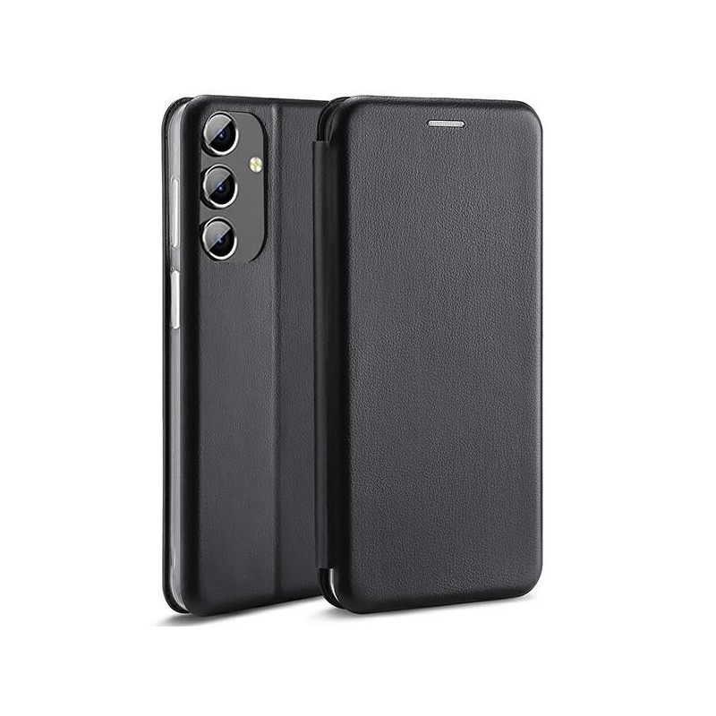 book a16 con porta carte di credito chiusura magnetica nera