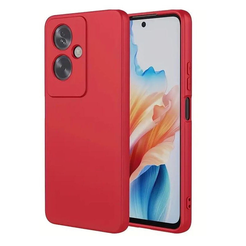 cover in silicone per oppo a40 / a40M rossa cover in silicone per oppo a40 / a40M rossa