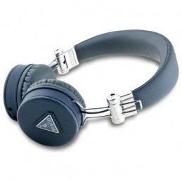 cuffia guess bluetooth con microfono blu con enc