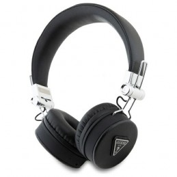 cuffia guess bluetooth con microfono nera con enc