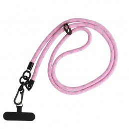 laccio portatelefono universale da collo pink blue