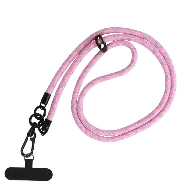 laccio portatelefono universale da collo pink blue