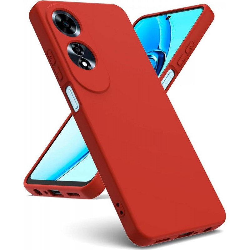 cover in silicone per oppo a60 rossa cover in silicone per oppo a60 rossa