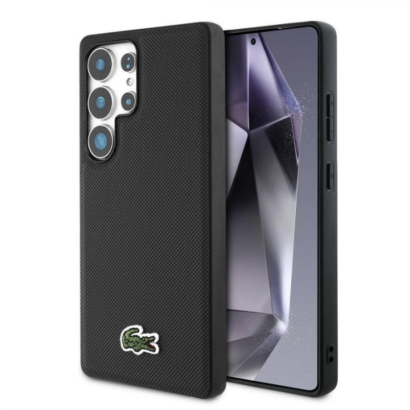 cover lacoste samsung s25 ultra nera compatibile ricarica wireless cover lacoste samsung s25 ultra nera compatibile ricarica wireless