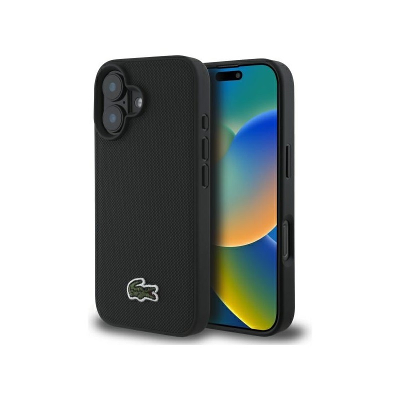 cover lacoste iphone 16 nera magsafe compatibile cover lacoste iphone 16 nera magsafe compatibile