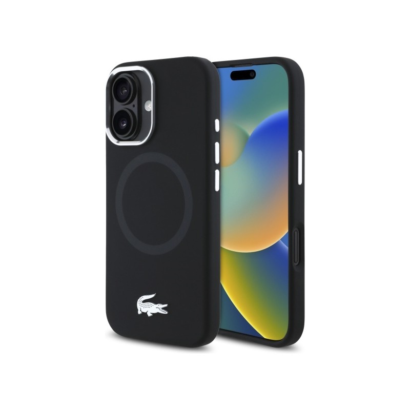 cover lacoste iphone 16 nera magsafe compatibile cover lacoste iphone 16 nera magsafe compatibile