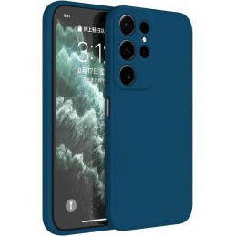 cover in silicone samsung s25 ultra blu
