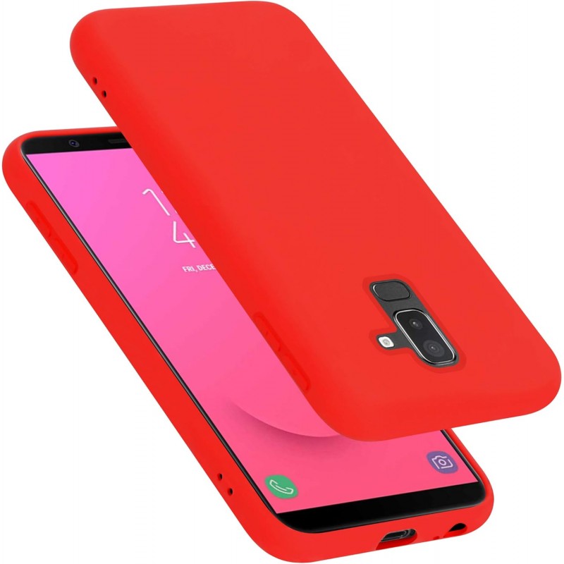 cover in silicone per samsung a6 red cover in silicone per samsung a6 red