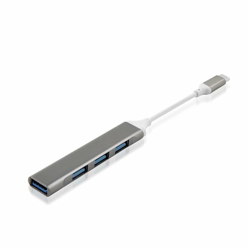 Adattatore HUB REVERSE 4xUSB +Type C nero Adattatore HUB REVERSE 4xUSB +Type C nero