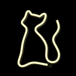 led wall cat colore bianco caldo connettore usb dimensioni 170 x 20 x 235 mm